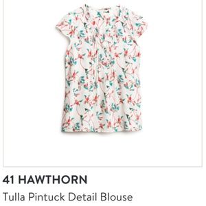 41 Hawthorn - Tulla Pintuck Detail Blouse